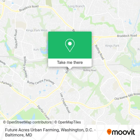 Future Acres Urban Farming map