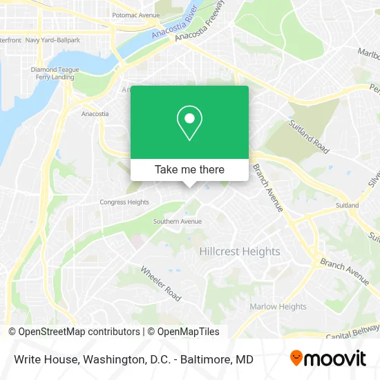 Write House map