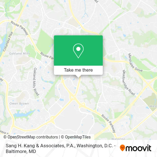 Sang H. Kang & Associates, P.A. map