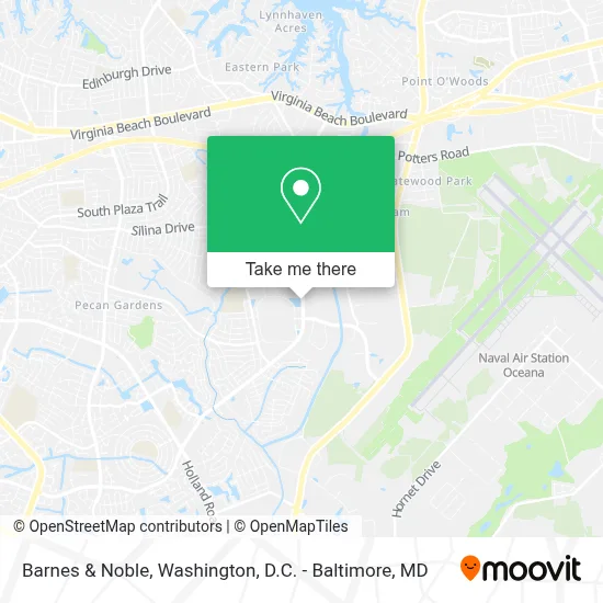 Barnes & Noble map