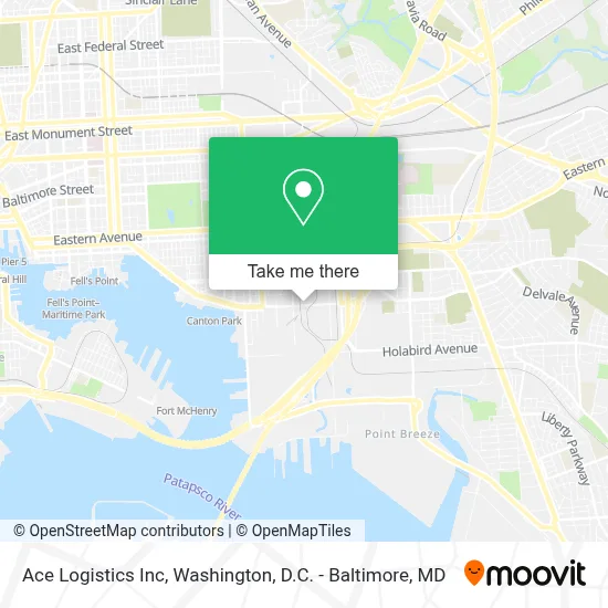 Ace Logistics Inc map