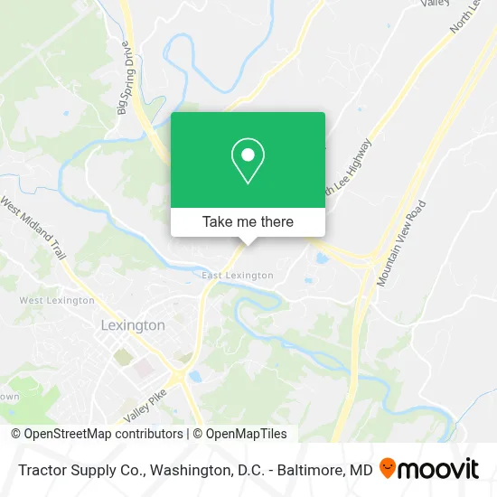 Tractor Supply Co. map