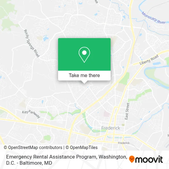 Emergency Rental Assistance Program map