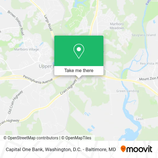 Capital One Bank map