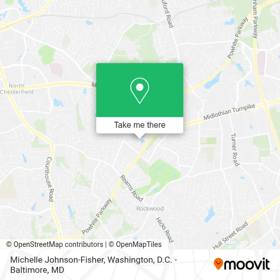 Michelle Johnson-Fisher map