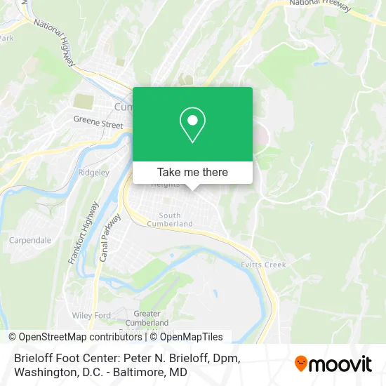 Brieloff Foot Center: Peter N. Brieloff, Dpm map