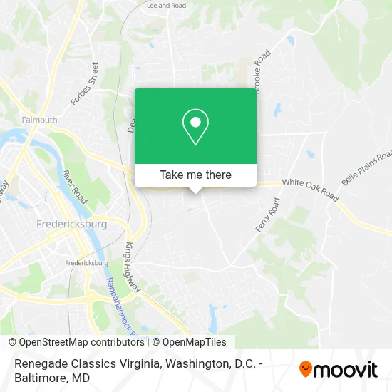 Renegade Classics Virginia map