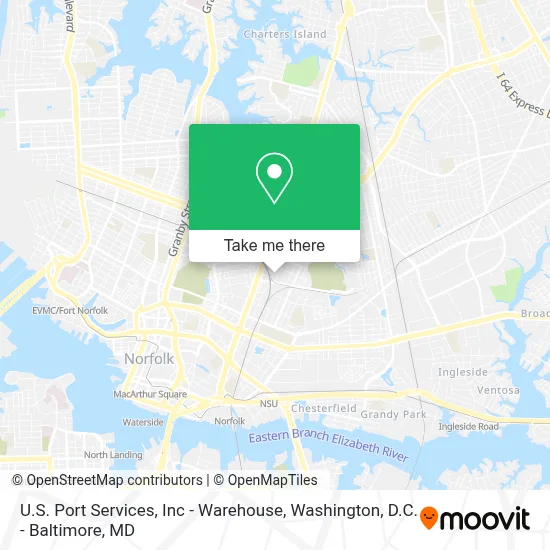 U.S. Port Services, Inc - Warehouse map