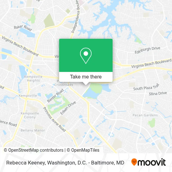Rebecca Keeney map