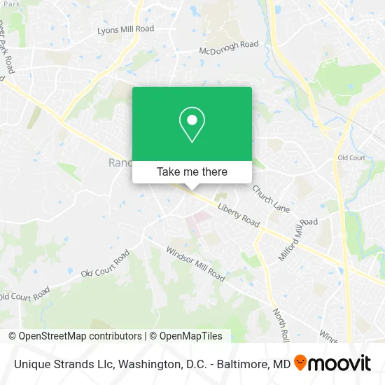 Unique Strands Llc map