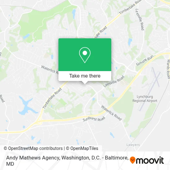 Andy Mathews Agency map