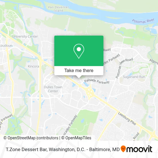 T.Zone Dessert Bar map