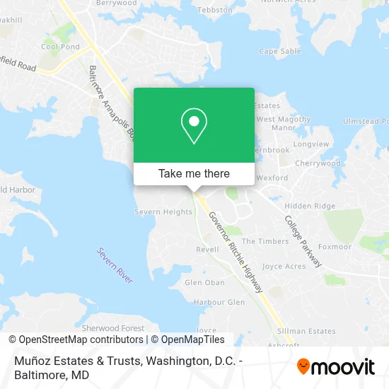 Muñoz Estates & Trusts map