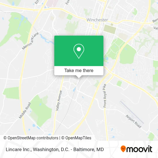 Lincare Inc. map