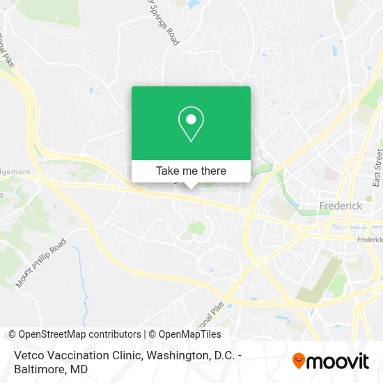 Vetco Vaccination Clinic map