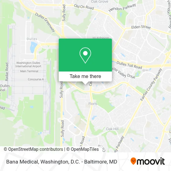 Bana Medical map