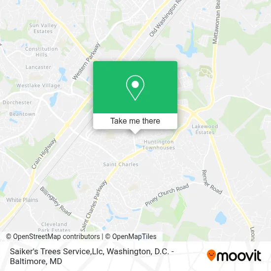 Saiker's Trees Service,Llc map
