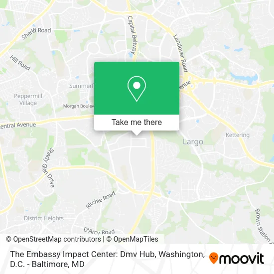 The Embassy Impact Center: Dmv Hub map
