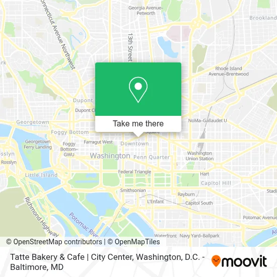 Tatte Bakery & Cafe | City Center map
