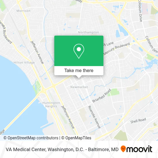 Va Medical Center map