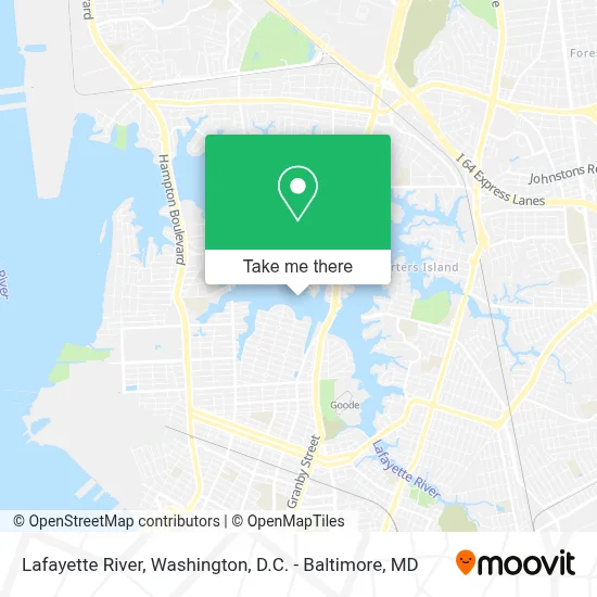 Lafayette River map
