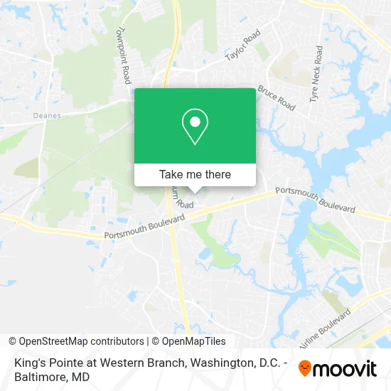 King's Pointe at Western Branch map