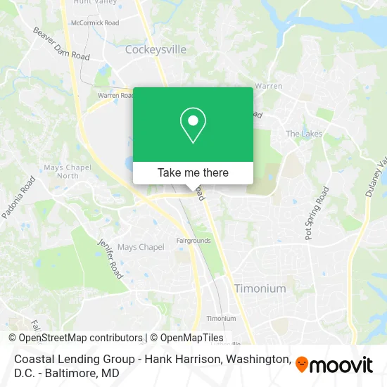 Coastal Lending Group - Hank Harrison map