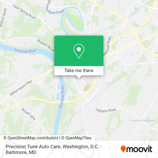 Precision Tune Auto Care map