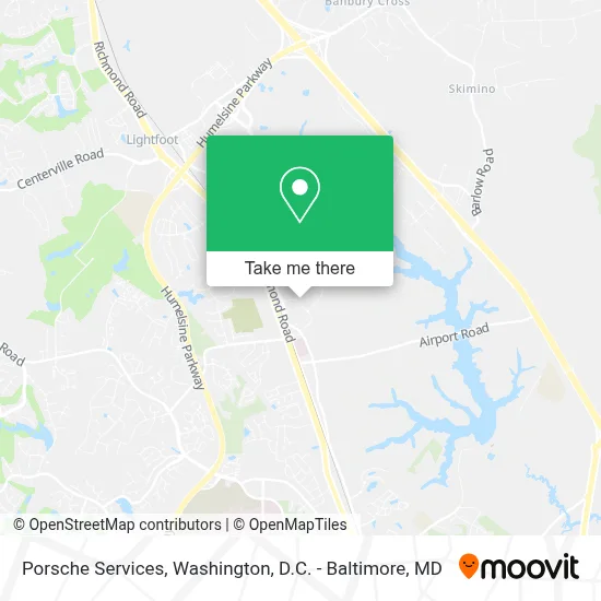 Porsche Services map