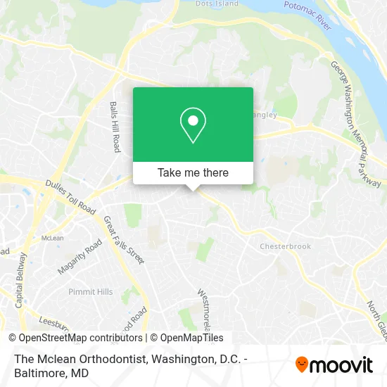 The Mclean Orthodontist map