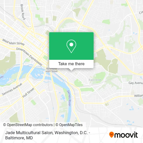 Jade Multicultural Salon map
