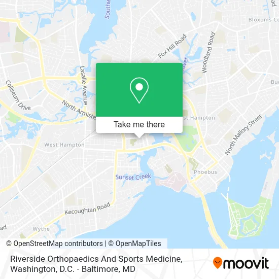 Riverside Orthopaedics And Sports Medicine map
