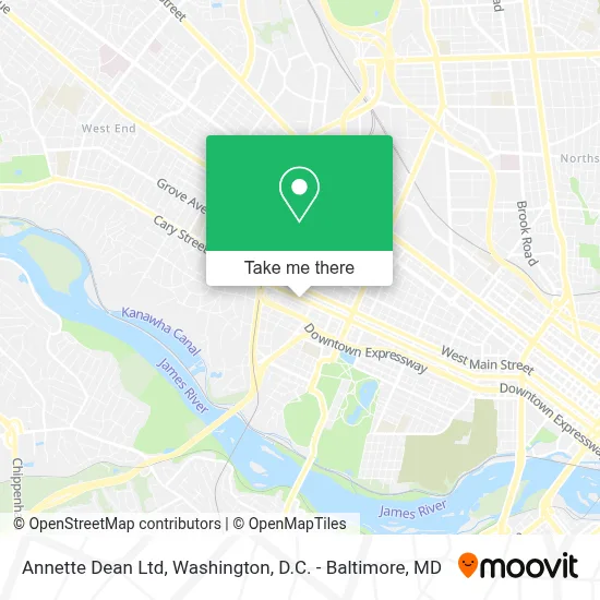 Annette Dean Ltd map