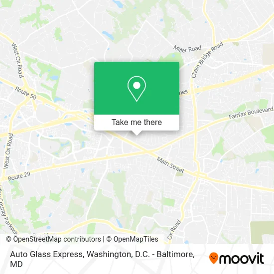 Auto Glass Express map
