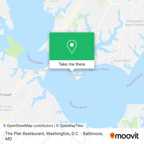 The Pier Restaurant map