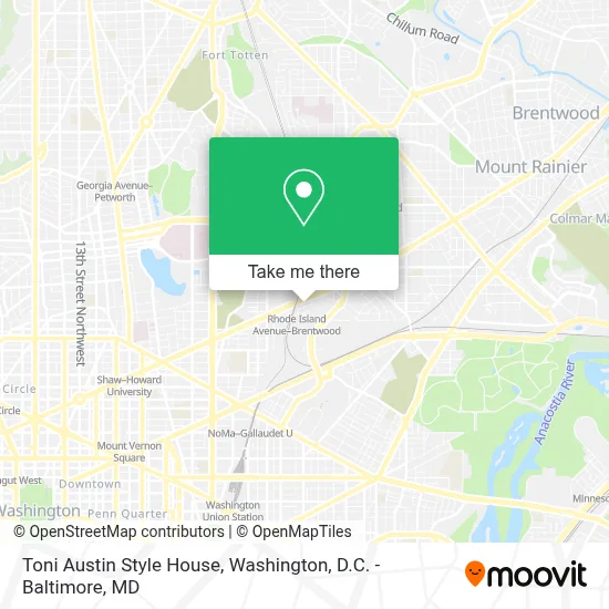Toni Austin Style House map