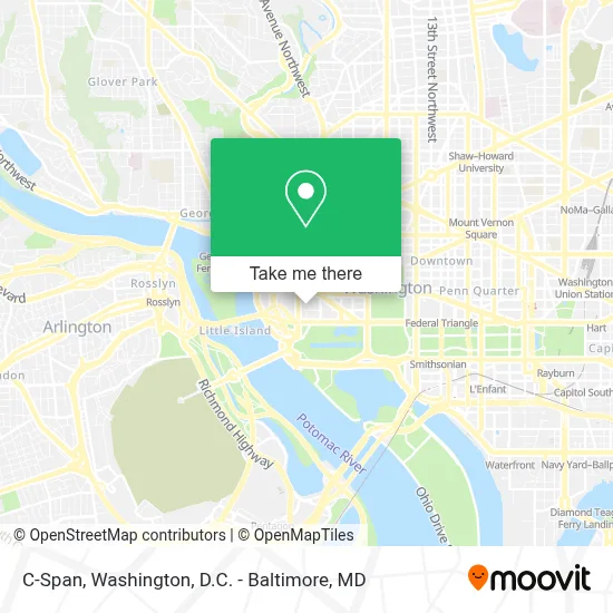 C-Span map