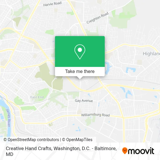 Creative Hand Crafts map