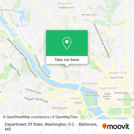 Department Of State map
