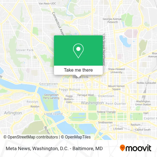Meta News map