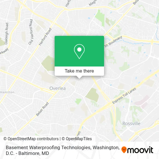 Basement Waterproofing Technologies map