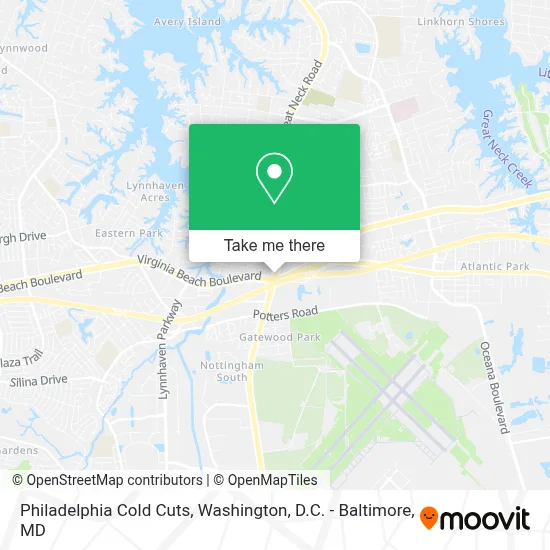 Philadelphia Cold Cuts map