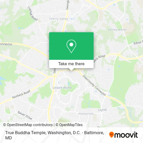 True Buddha Temple map