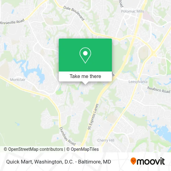 Quick Mart map
