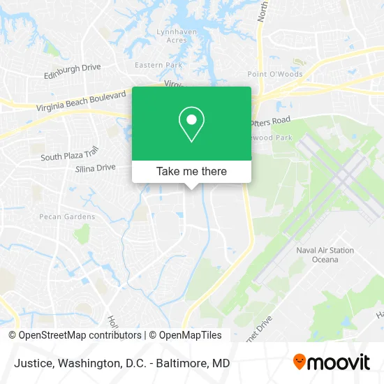 Justice map