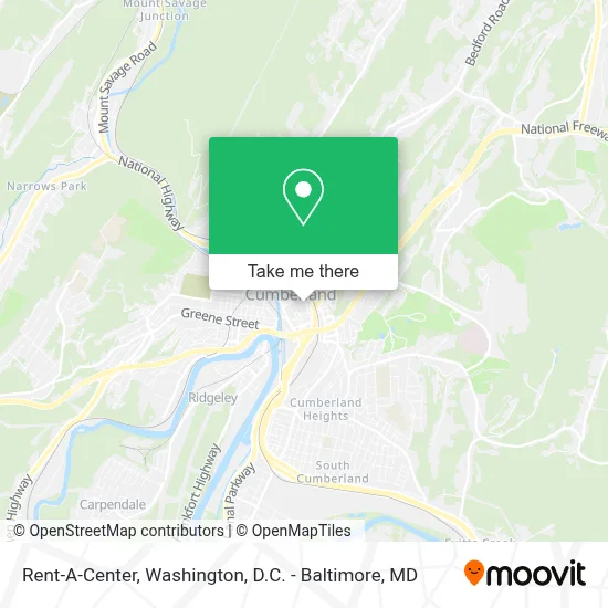 Rent-A-Center map