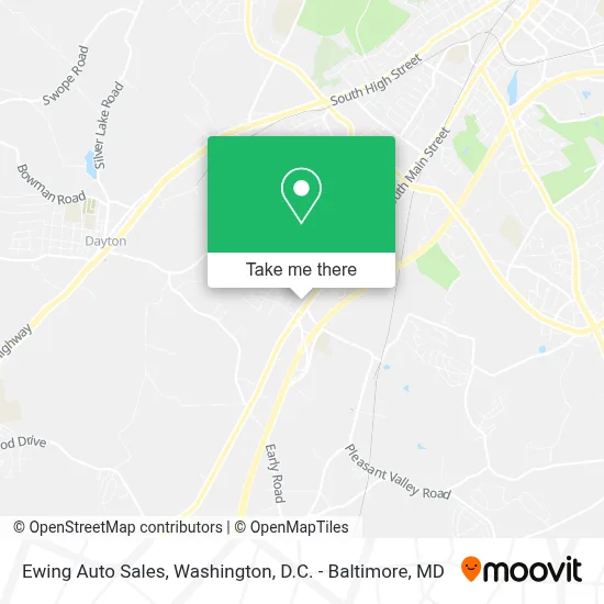 Ewing Auto Sales map