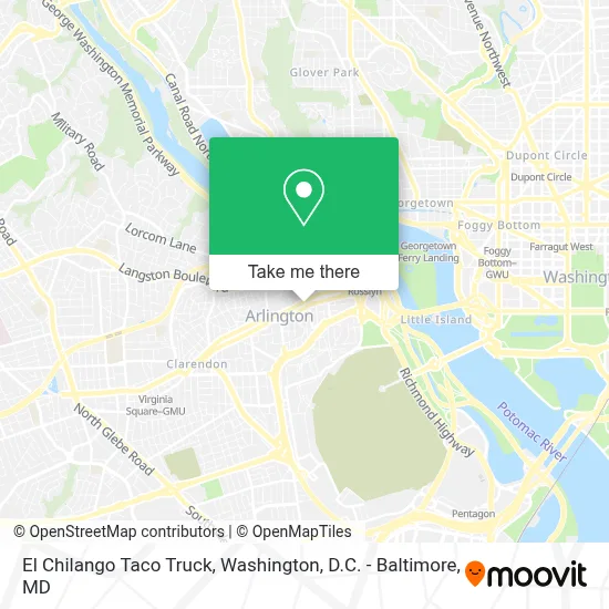 El Chilango Taco Truck map