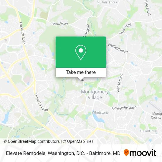Elevate Remodels map