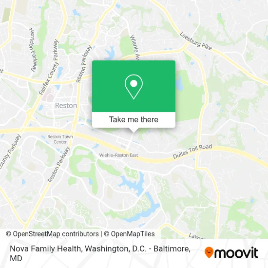 Nova Family Health map